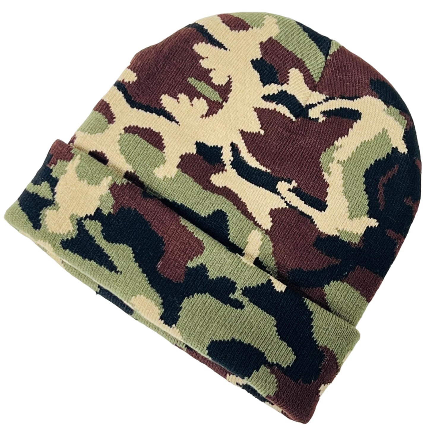 Super Soft Unisex Camo Print Winter Knit Beanie