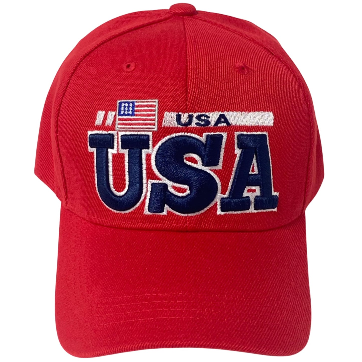Roytrense Unisex Embroidered USA Flag Hat – Adjustable Patriotic Baseball Cap
