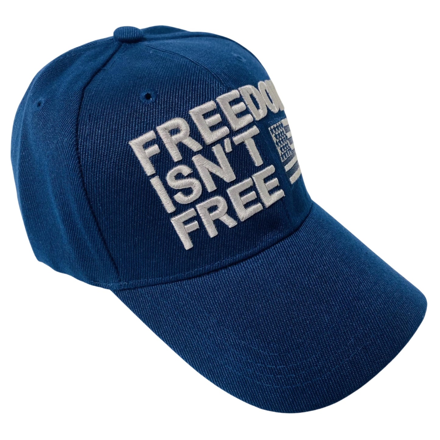 Roytrense Unisex Embroidered Patriotic Freedom Isn’t Free Baseball Cap