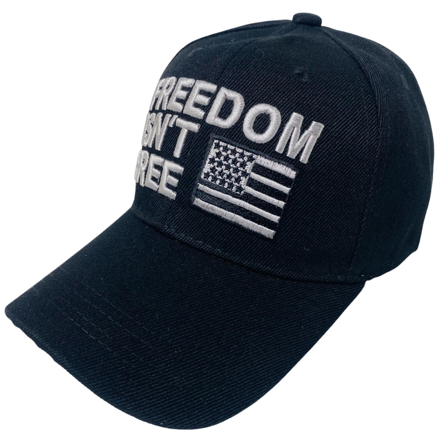 Roytrense Unisex Embroidered Patriotic Freedom Isn’t Free Baseball Cap
