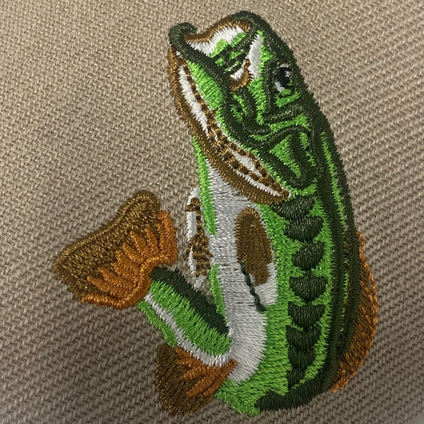 Embroidered Born to Fish Forced to Work Adjustable Baseball Cap