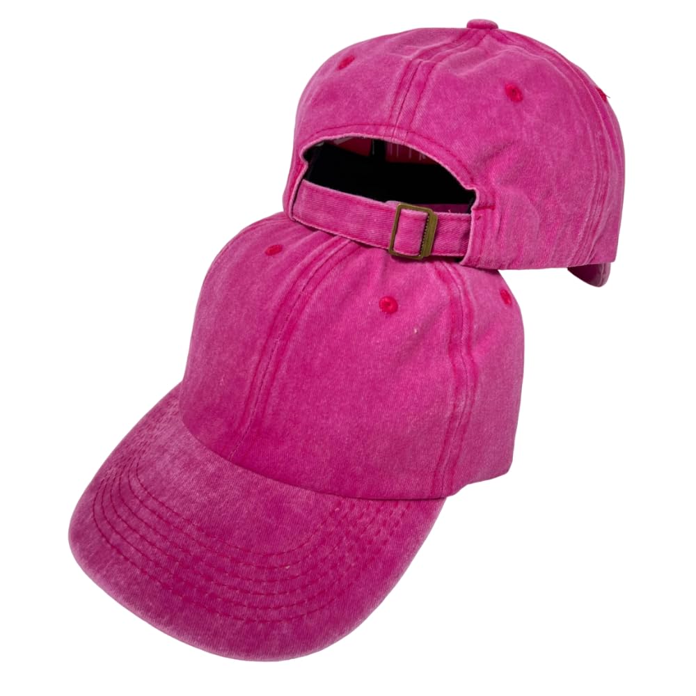 Roytrense Unisex 100% Cotton Washed Low Profile Dad Hat - Adjustable Baseball Cap for Outdoor Activities