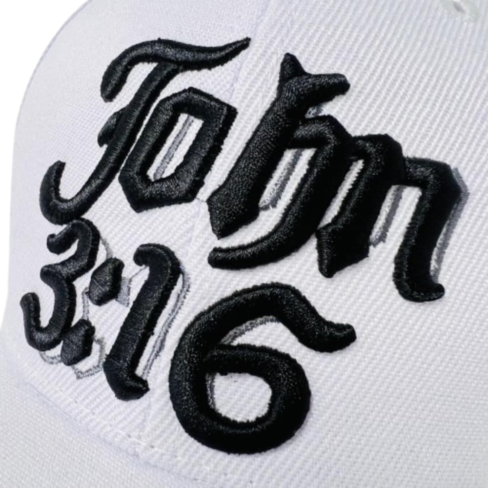 John 3:16 - Unisex Religious 3D Embroidered Baseball Cap