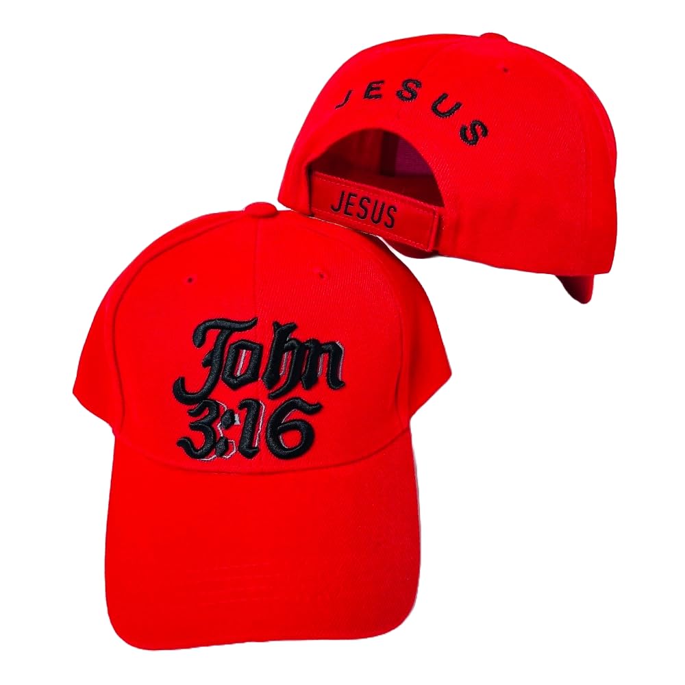 John 3:16 - Unisex Religious 3D Embroidered Baseball Cap