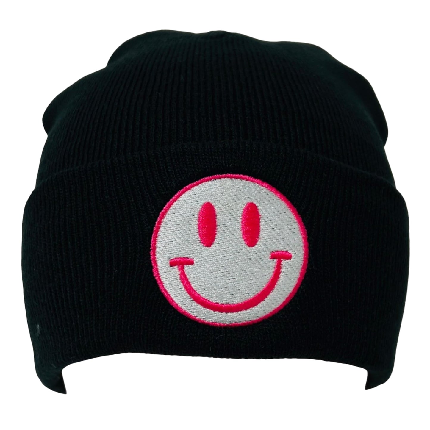 Unisex Embroidered Emoji Winter Knit Beanie