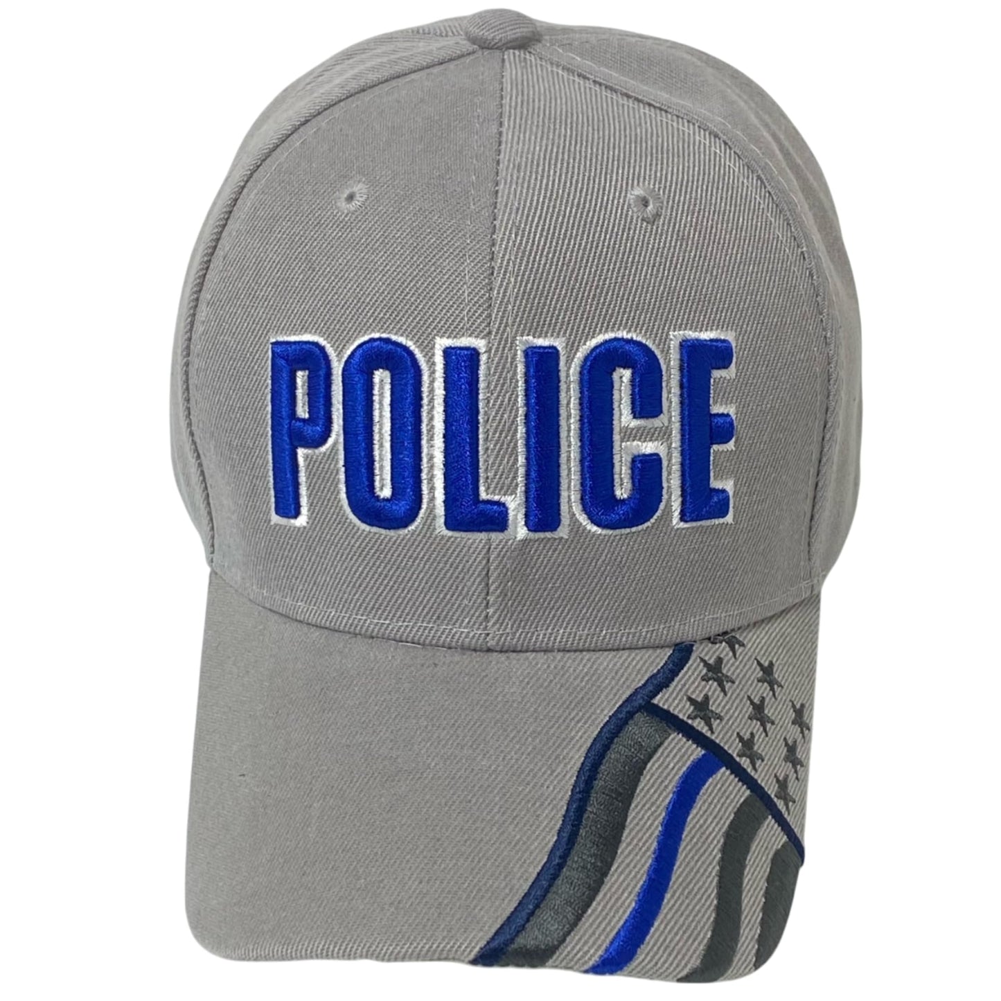 Roytrense Unisex Embroidered Police Baseball Cap – Blue Line Flag Embroidered Bill