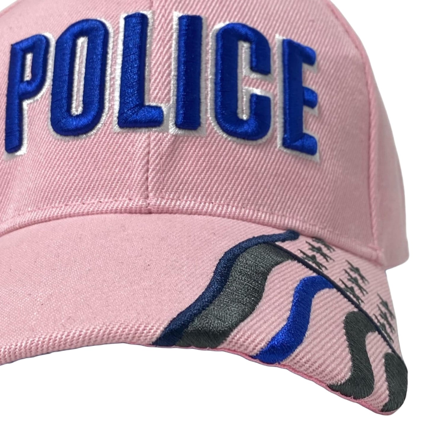 Roytrense Unisex Embroidered Police Baseball Cap – Blue Line Flag Embroidered Bill