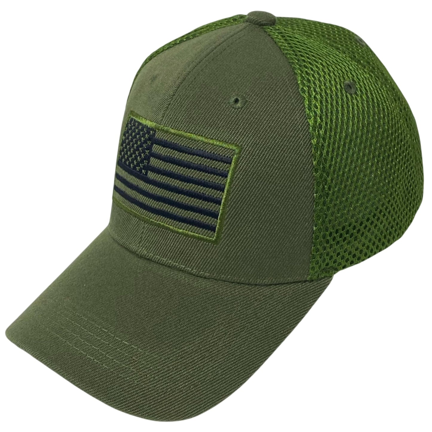 Roytrense Unisex Embroidered Flag Baseball Cap – Patriotic Mesh Dad Hat