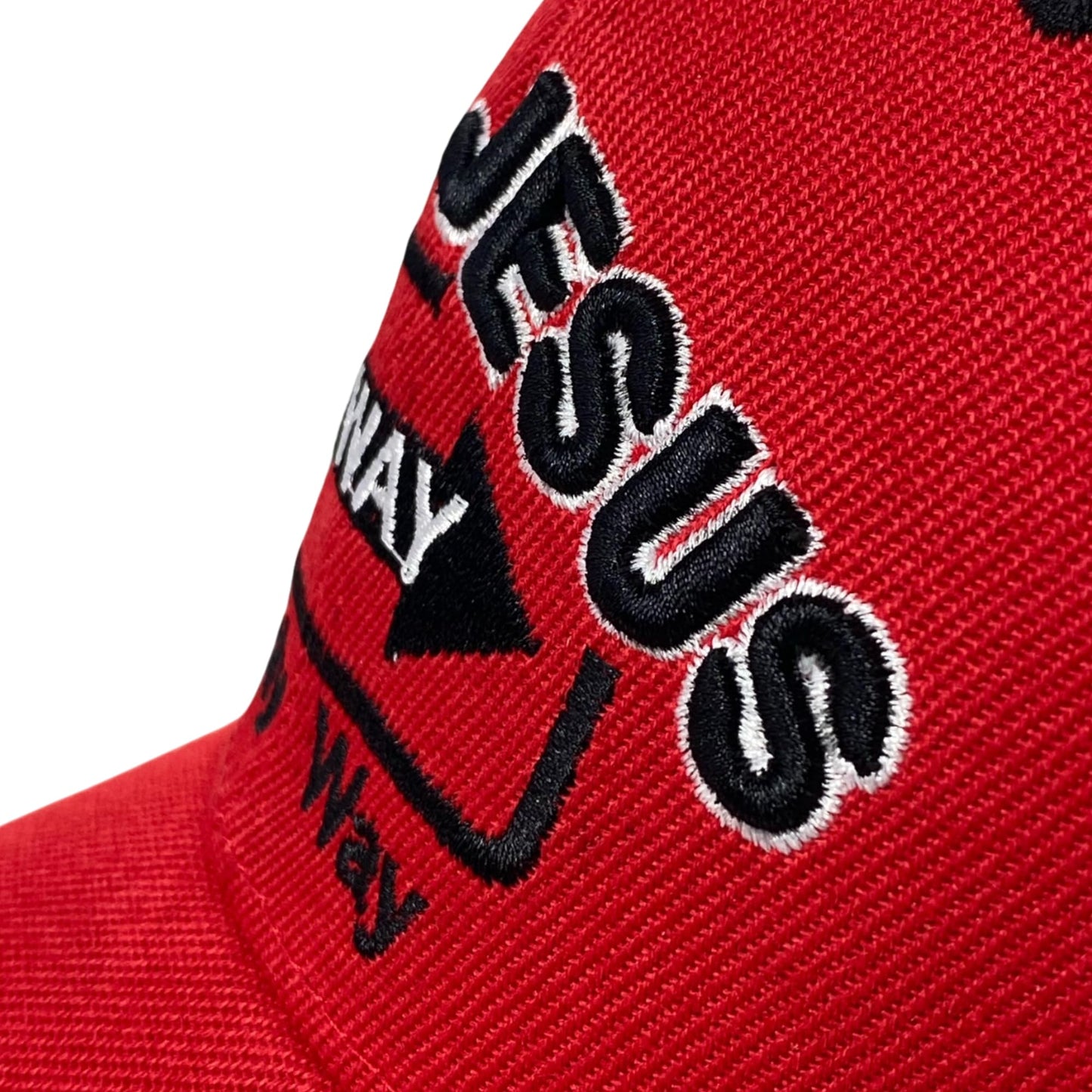 Faith Embroidered ‘Jesus One Way’ Baseball Cap – Unisex Christian Religious Dad Hat