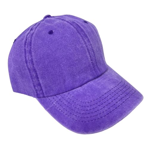 Roytrense Unisex 100% Cotton Washed Low Profile Dad Hat - Adjustable Baseball Cap for Outdoor Activities