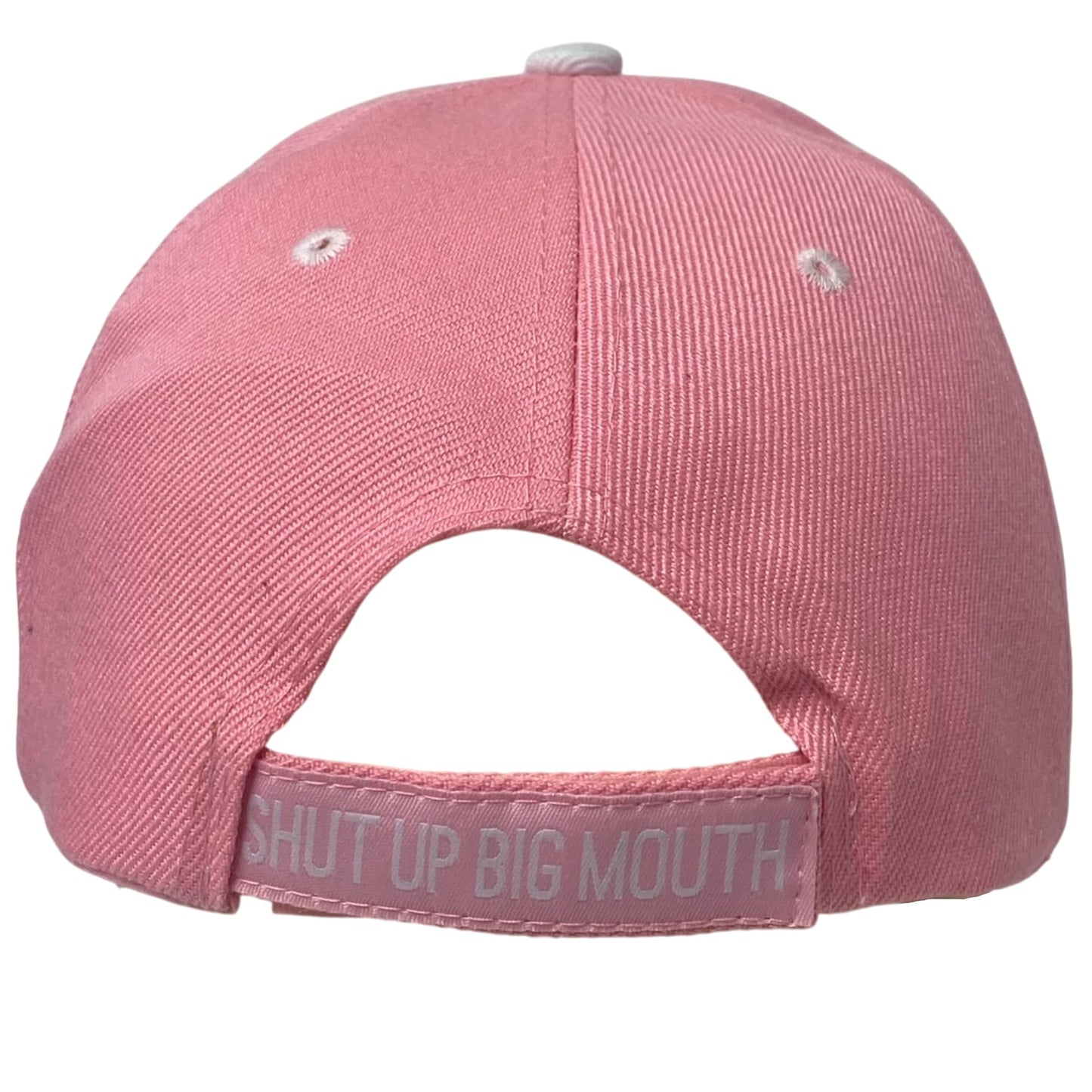 Funny Unisex Embroidered Shut Up Big Mouth Novelty Baseball Cap