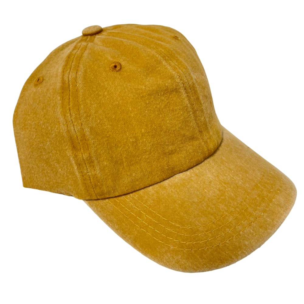 Roytrense Unisex 100% Cotton Washed Low Profile Dad Hat - Adjustable Baseball Cap for Outdoor Activities