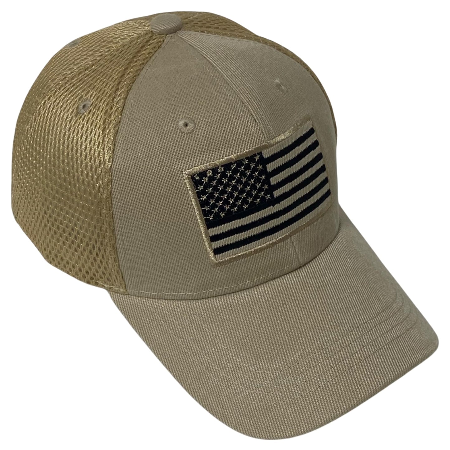 Roytrense Unisex Embroidered Flag Baseball Cap – Patriotic Mesh Dad Hat