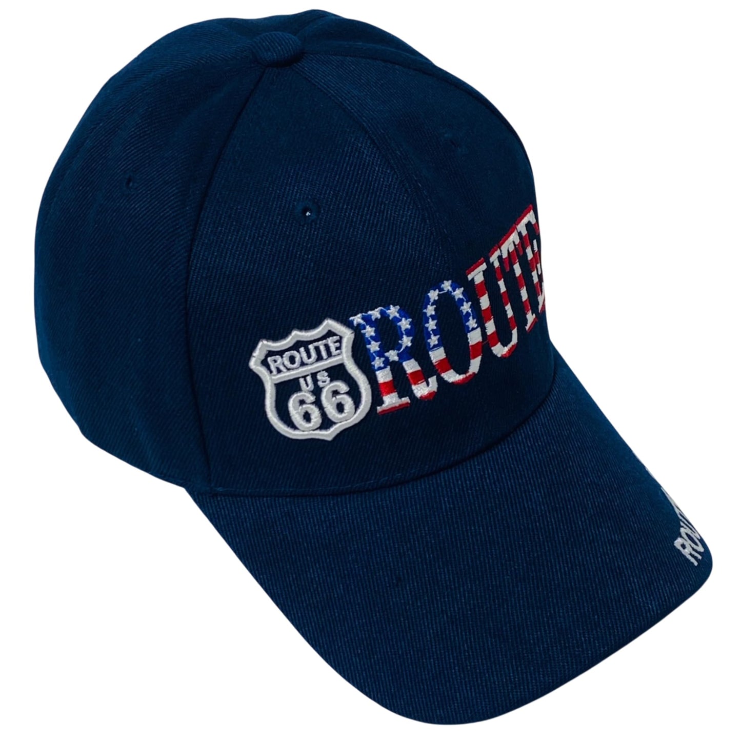 Roytrense Unisex Americana Route 66 Embroidered Baseball Cap - Travel Inspired Adjustable Dad Hat