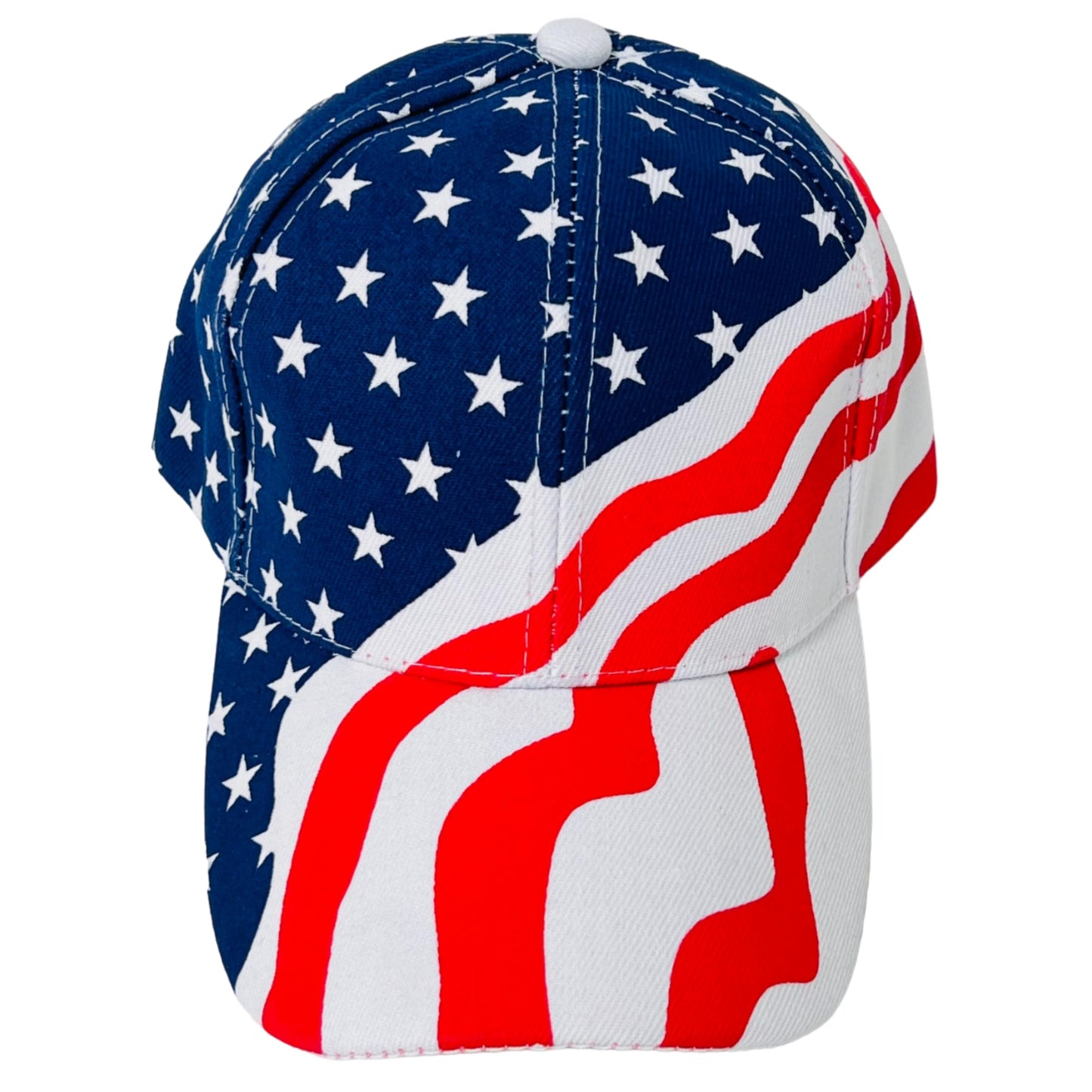 Roytrense Unisex American Flag Adjustable Baseball Cap