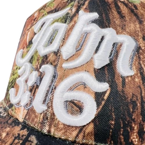 John 3:16 - Unisex Religious 3D Embroidered Baseball Cap