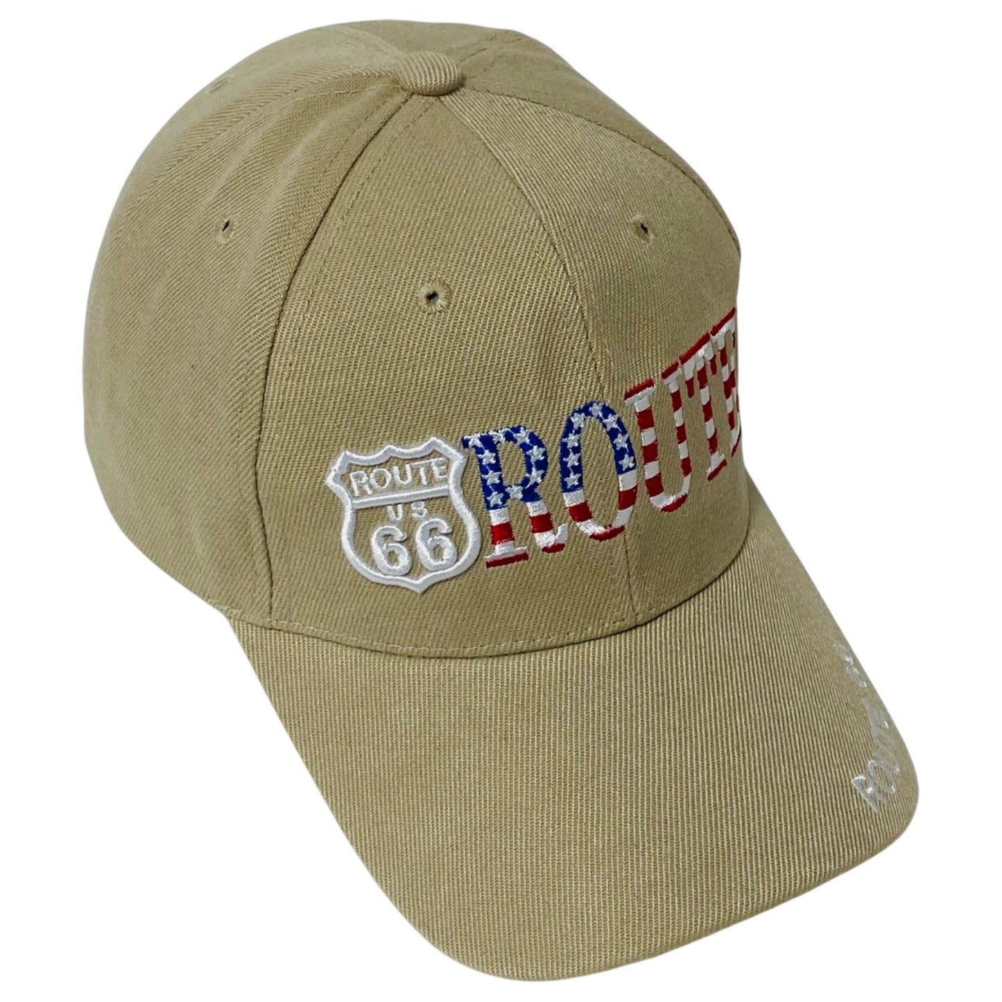 Roytrense Unisex Americana Route 66 Embroidered Baseball Cap - Travel Inspired Adjustable Dad Hat