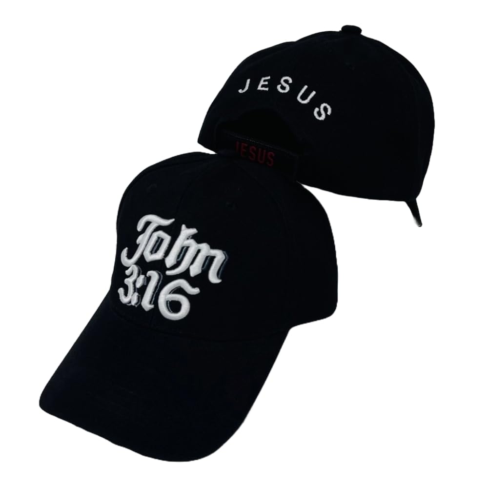 John 3:16 - Unisex Religious 3D Embroidered Baseball Cap