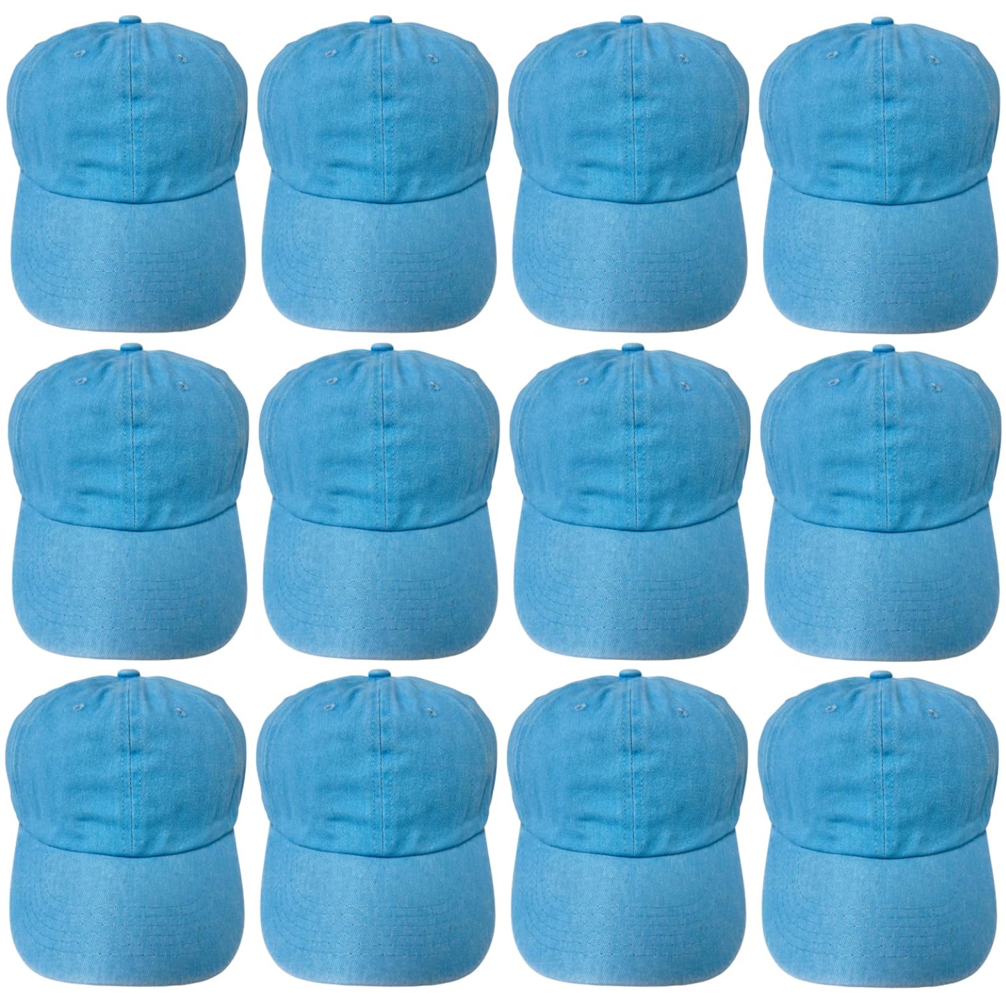 Roytrense Unisex 100% Cotton Washed Low Profile Dad Hat - Adjustable Baseball Cap for Outdoor Activities