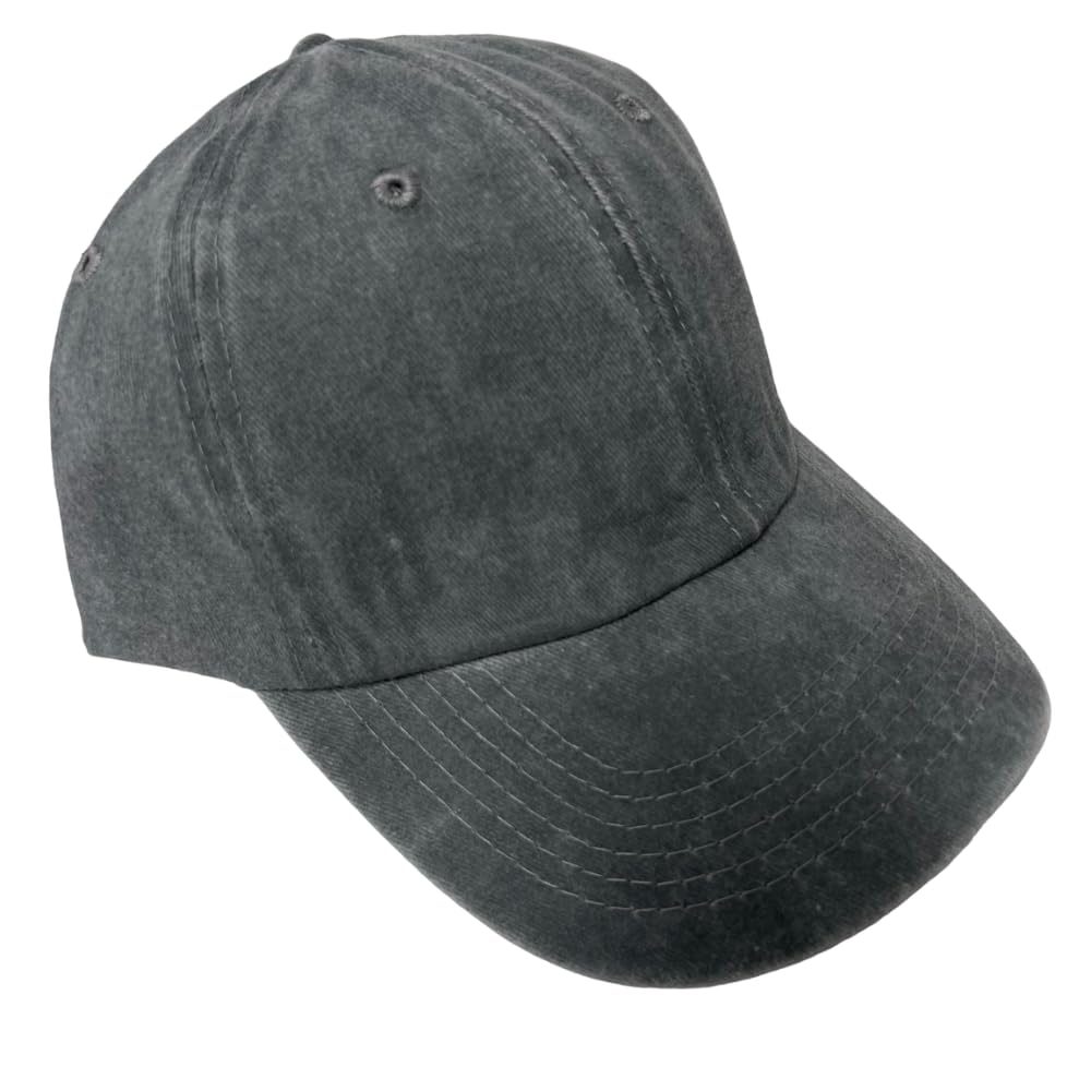 Roytrense Unisex 100% Cotton Washed Low Profile Dad Hat - Adjustable Baseball Cap for Outdoor Activities