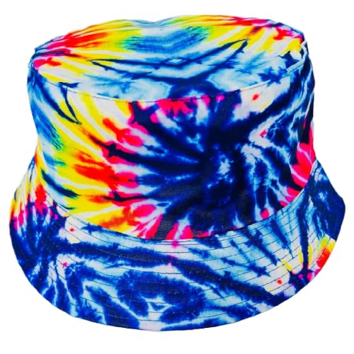 Unisex Bucket Hat Reversible Double-Side-Wear Packable for Travel, Outdoors, and Beach