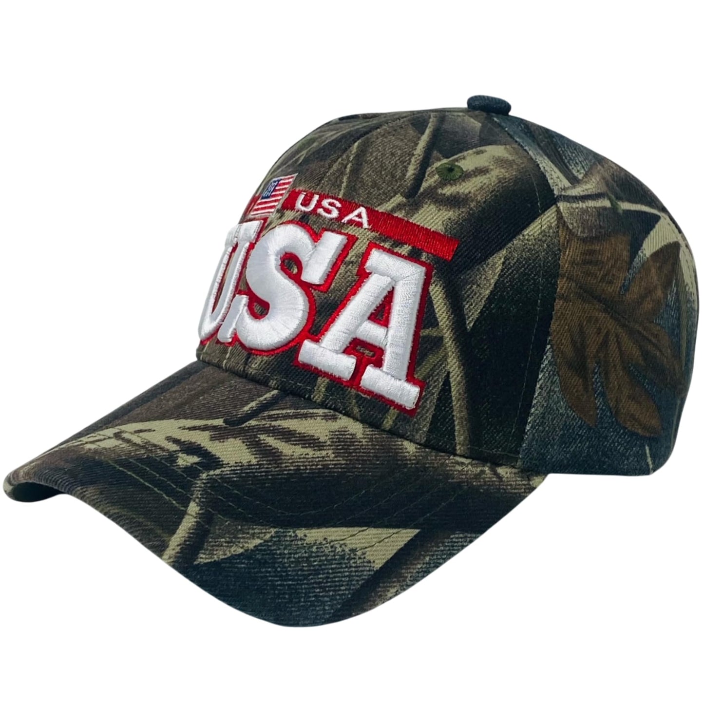 Roytrense Unisex Embroidered USA Flag Hat – Adjustable Patriotic Baseball Cap