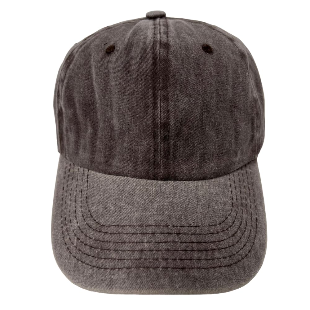 Roytrense Unisex 100% Cotton Washed Low Profile Dad Hat - Adjustable Baseball Cap for Outdoor Activities