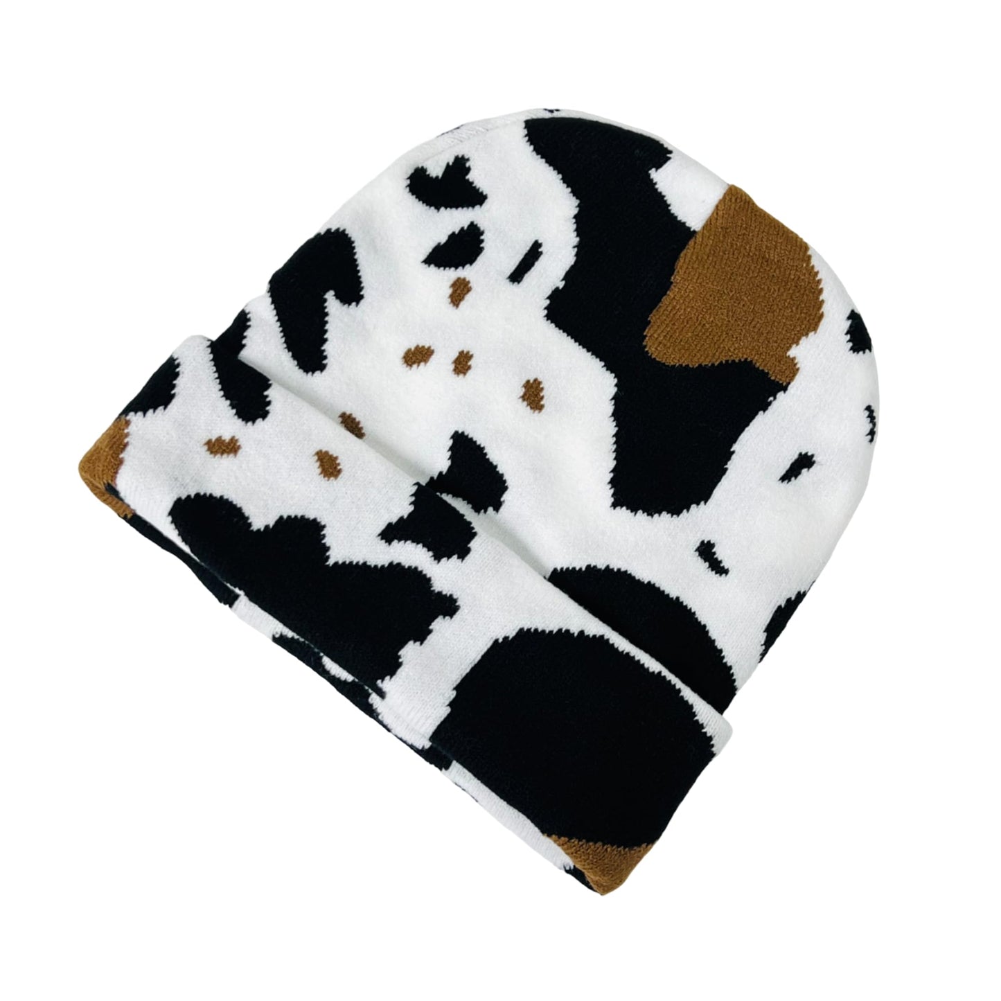 Child Unisex Animal Print Winter Knit Beanie