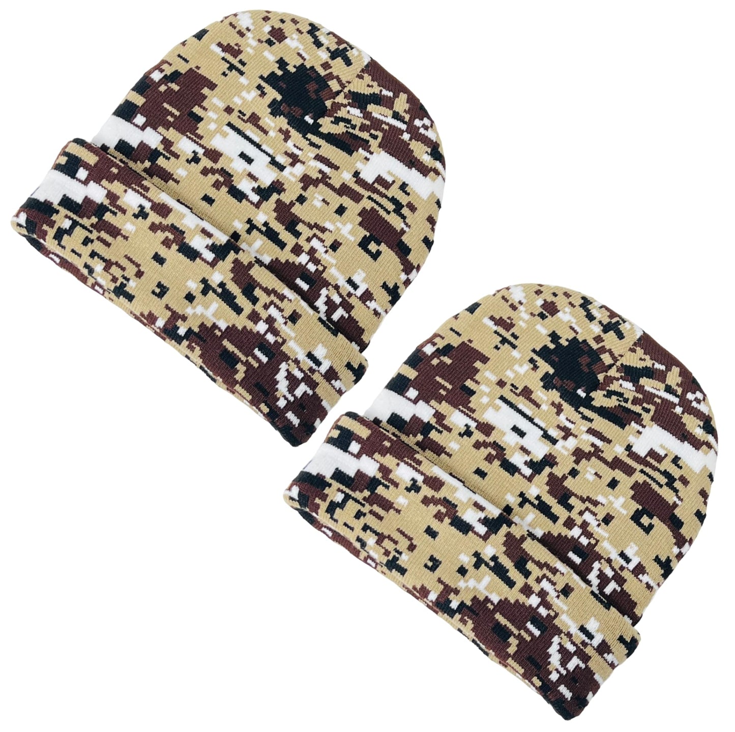Super Soft Unisex Camo Print Winter Knit Beanie
