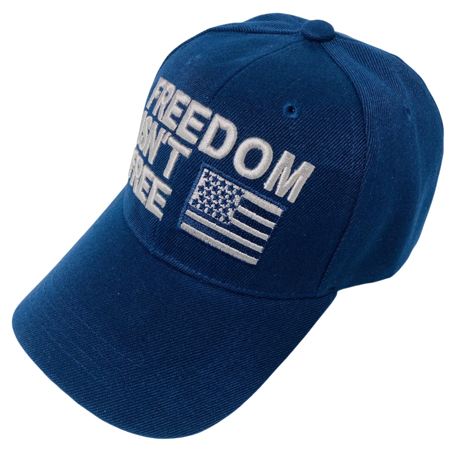 Roytrense Unisex Embroidered Patriotic Freedom Isn’t Free Baseball Cap