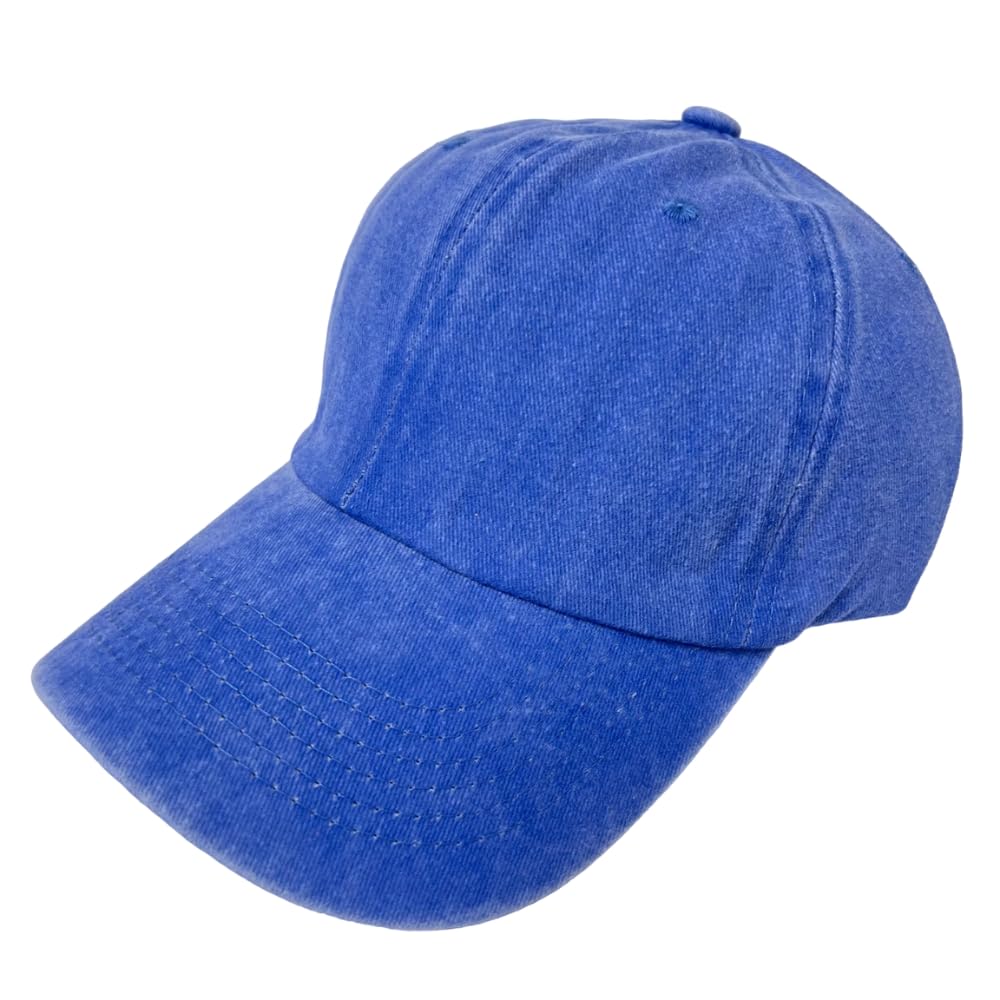 Roytrense Unisex 100% Cotton Washed Low Profile Dad Hat - Adjustable Baseball Cap for Outdoor Activities