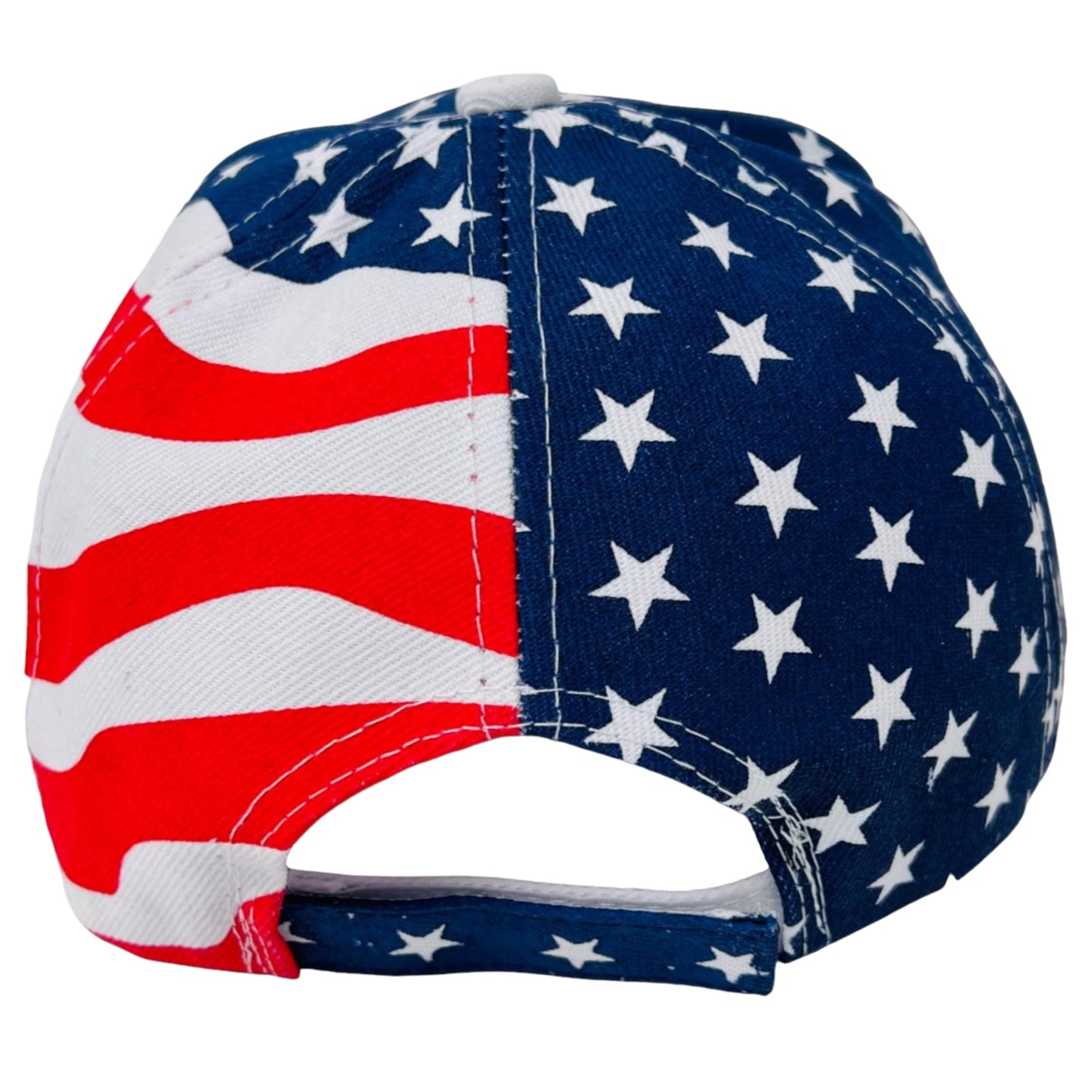 Roytrense Unisex American Flag Adjustable Baseball Cap