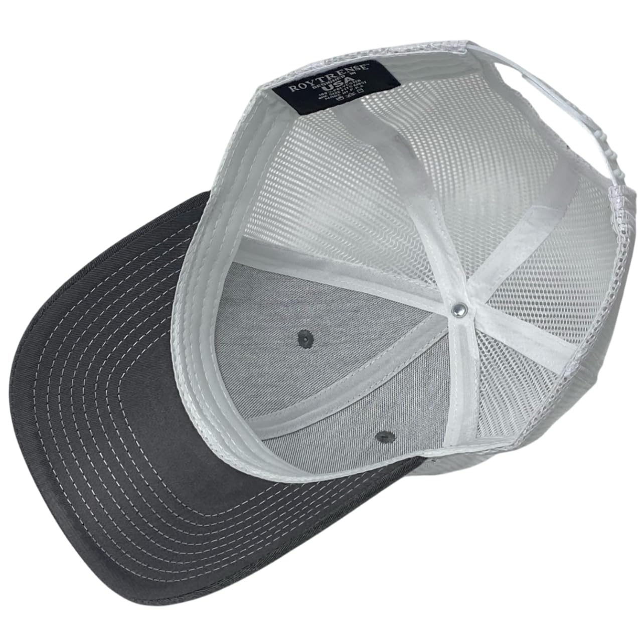 Classic Solid Color Mesh Trucker Hat - Adjustable Snapback Cap for Men & Women - Casual & Sporty Style
