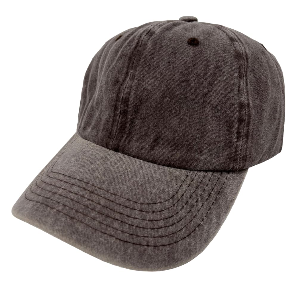 Roytrense Unisex 100% Cotton Washed Low Profile Dad Hat - Adjustable Baseball Cap for Outdoor Activities