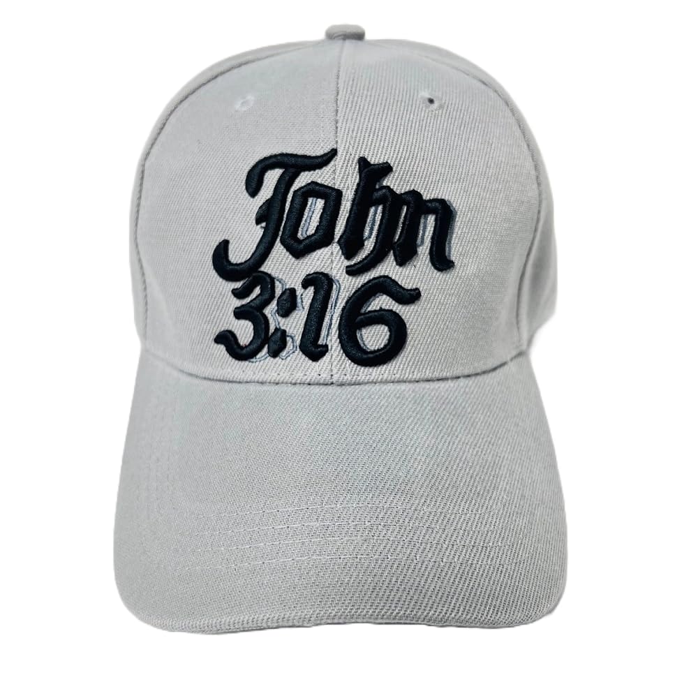 John 3:16 - Unisex Religious 3D Embroidered Baseball Cap