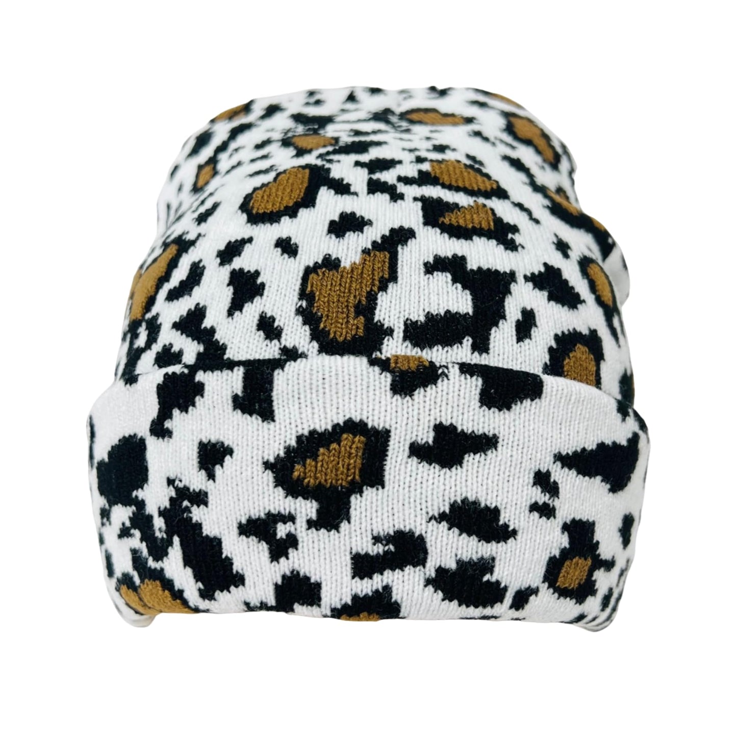 Child Unisex Animal Print Winter Knit Beanie