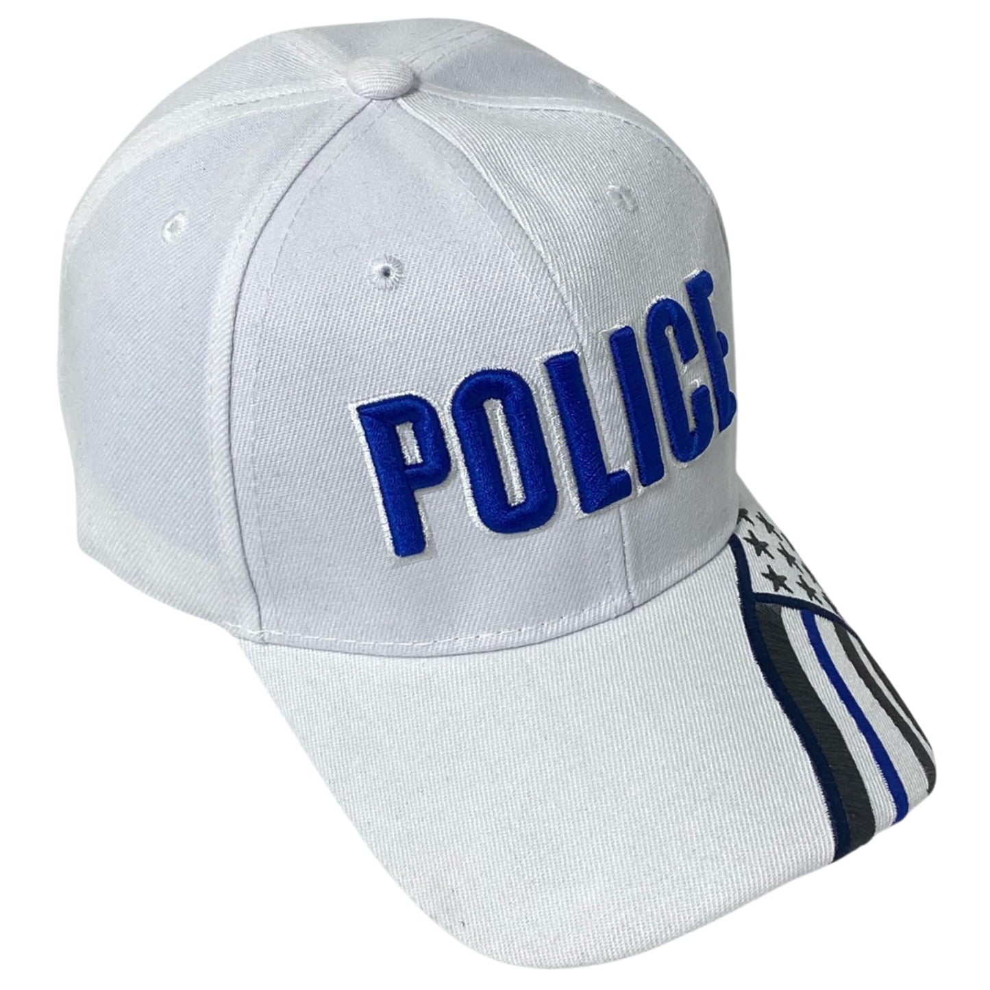 Roytrense Unisex Embroidered Police Baseball Cap – Blue Line Flag Embroidered Bill
