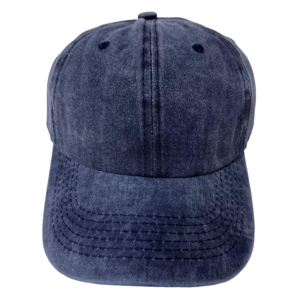 Roytrense Unisex 100% Cotton Washed Low Profile Dad Hat - Adjustable Baseball Cap for Outdoor Activities