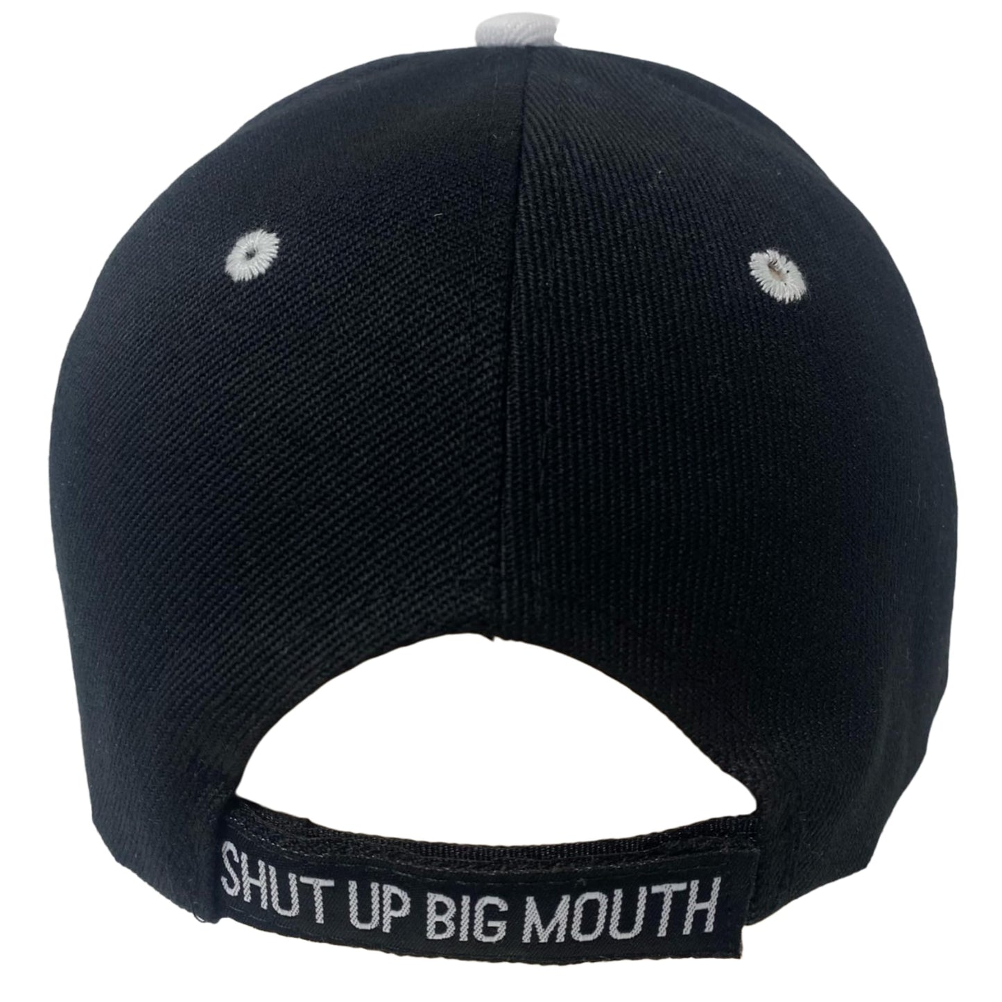 Funny Unisex Embroidered Shut Up Big Mouth Novelty Baseball Cap