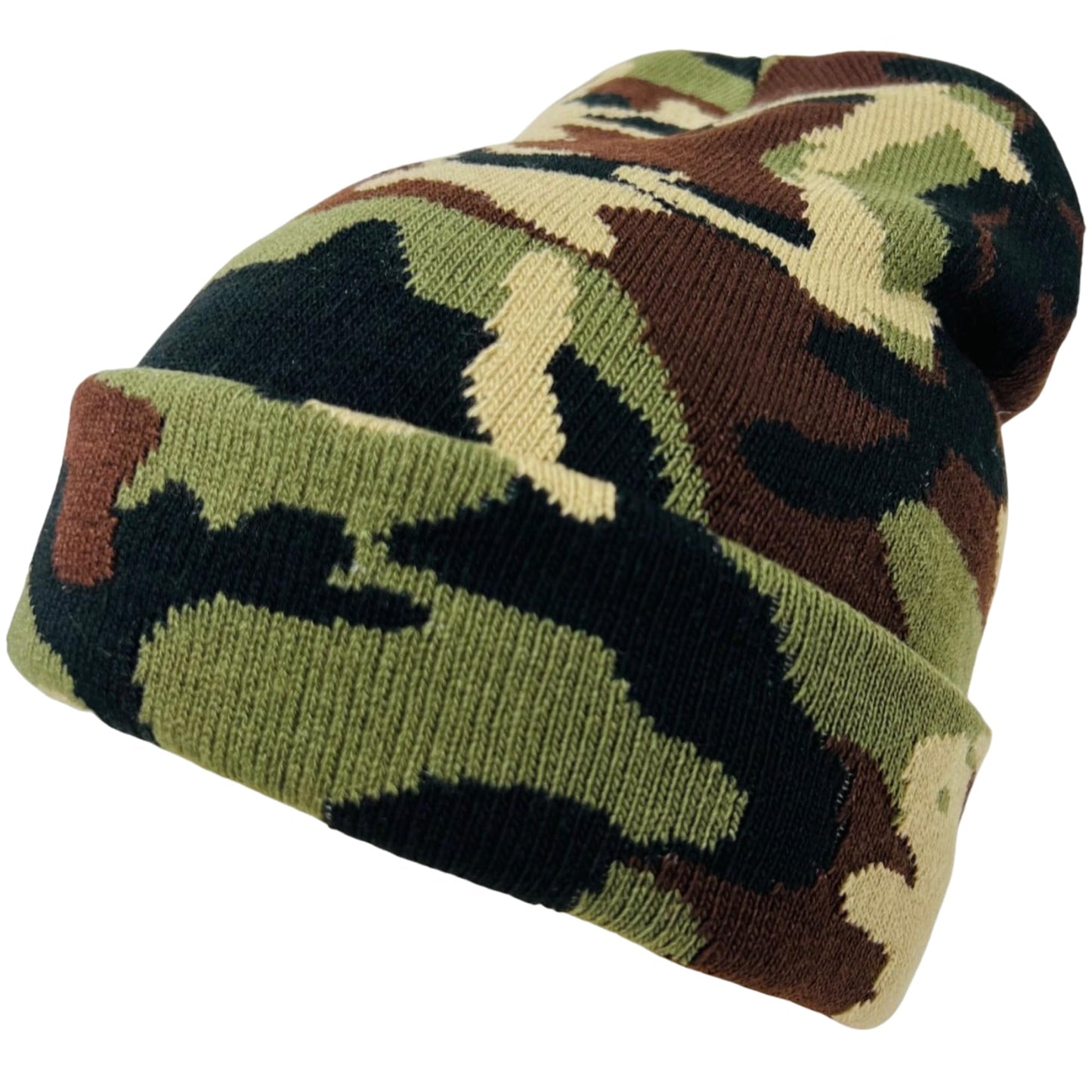 Super Soft Unisex Camo Print Winter Knit Beanie
