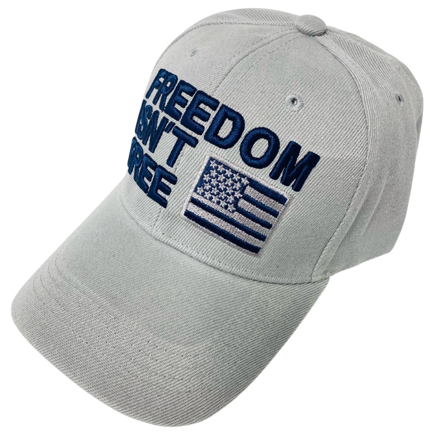 Roytrense Unisex Embroidered Patriotic Freedom Isn’t Free Baseball Cap