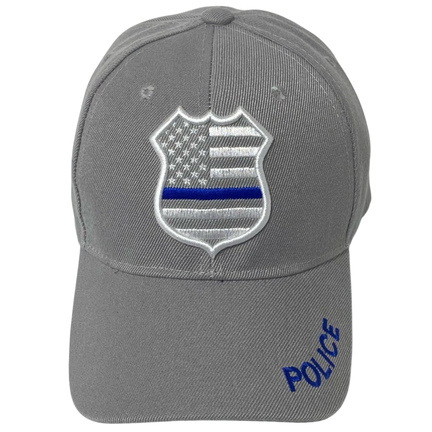 Roytrense Unisex Embroidered Blue Line Badge Baseball Cap – Patriotic Law Enforcement Support Hat
