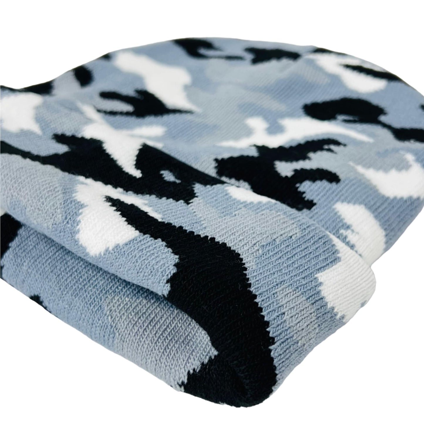 Super Soft Unisex Camo Print Winter Knit Beanie