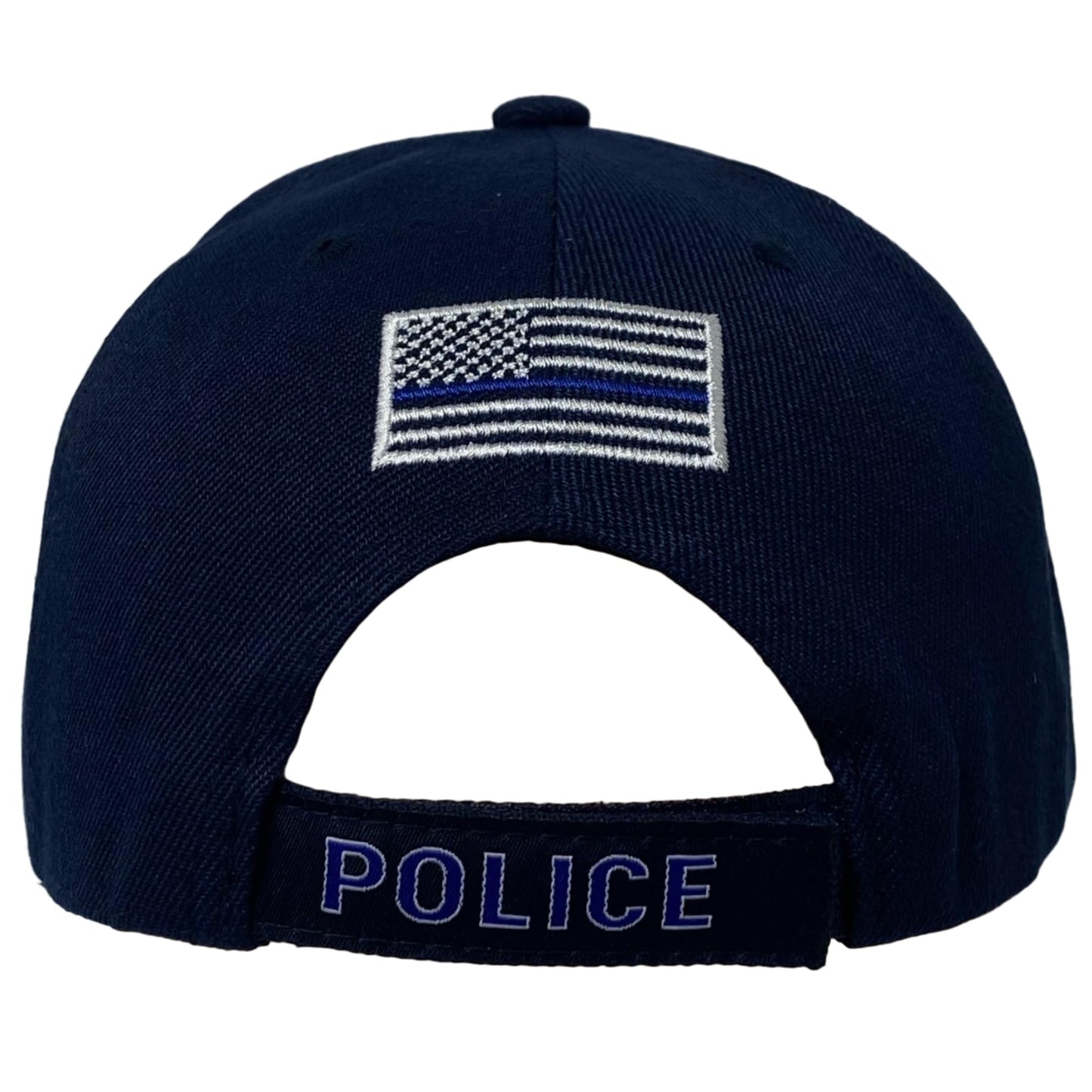 Roytrense Unisex Embroidered Police Baseball Cap – Blue Line Flag Embroidered Bill