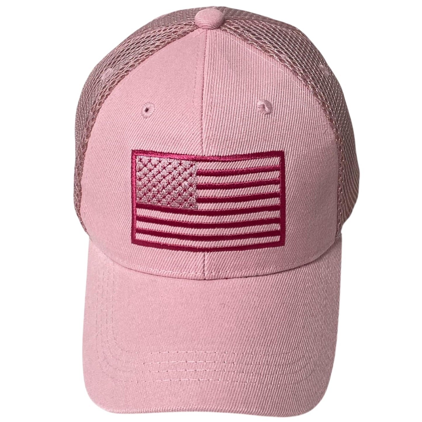 Roytrense Unisex Embroidered Flag Baseball Cap – Patriotic Mesh Dad Hat