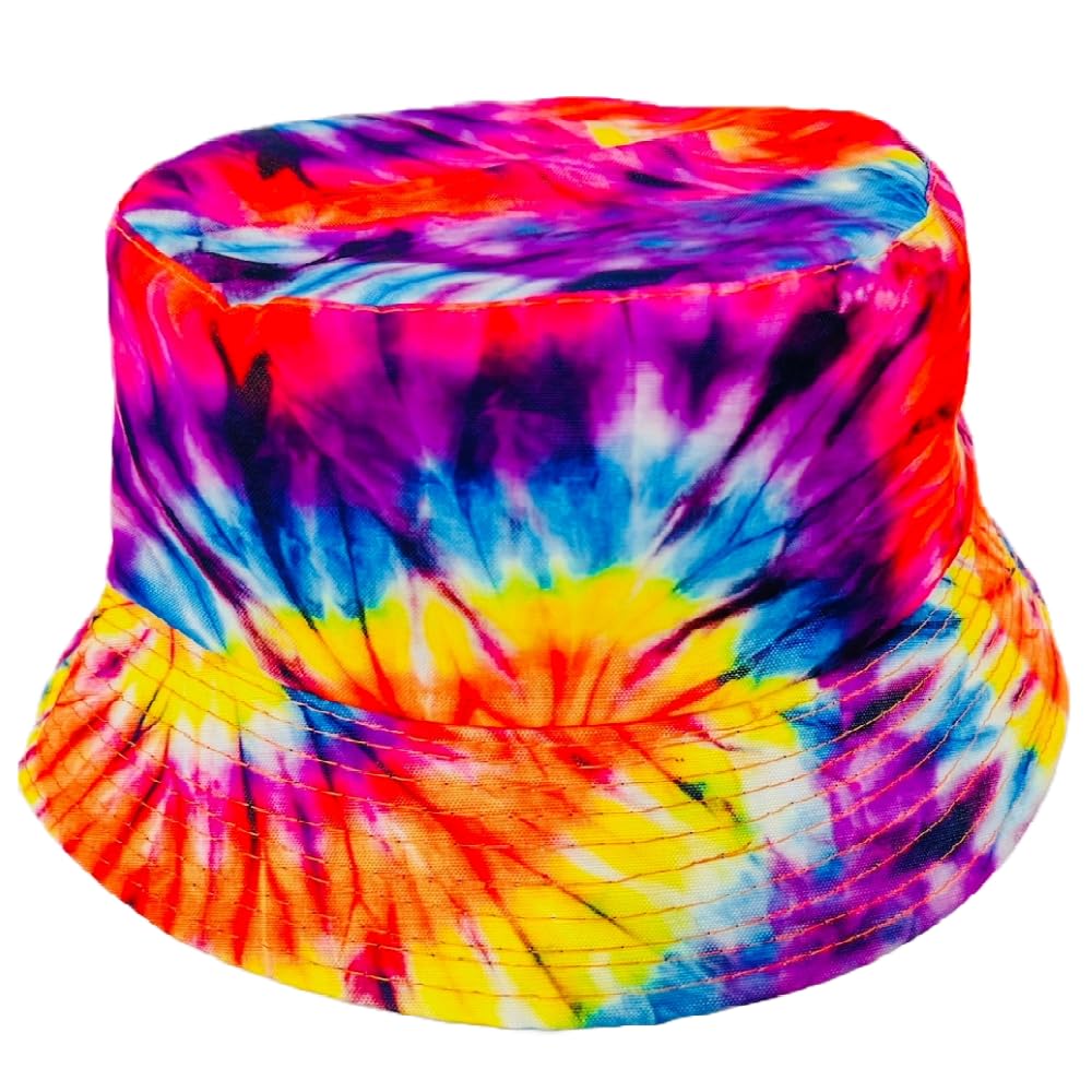 Unisex Bucket Hat Reversible Double-Side-Wear Packable for Travel, Outdoors, and Beach