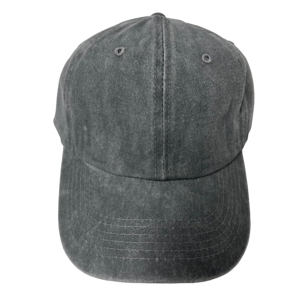 Roytrense Unisex 100% Cotton Washed Low Profile Dad Hat - Adjustable Baseball Cap for Outdoor Activities