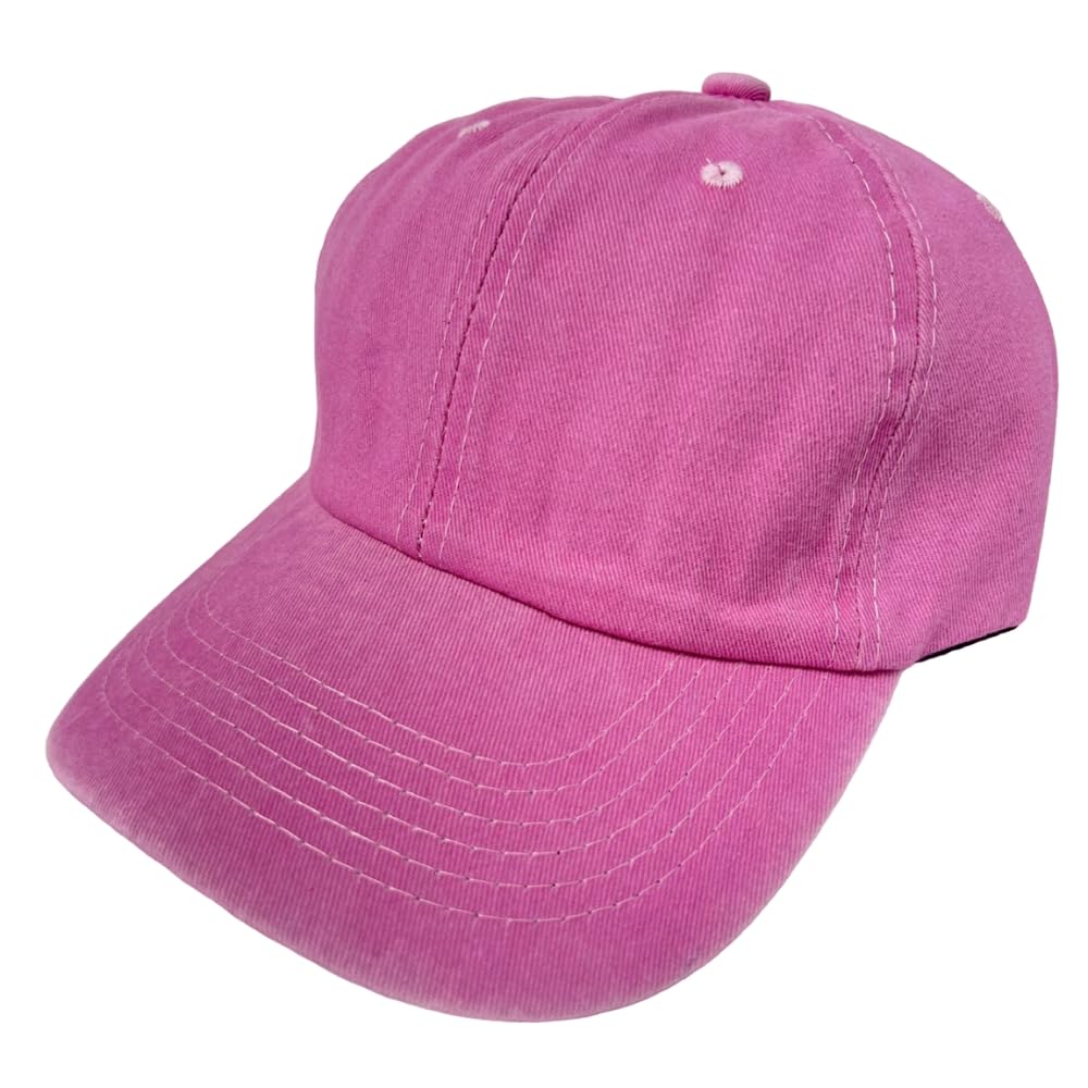 Roytrense Unisex 100% Cotton Washed Low Profile Dad Hat - Adjustable Baseball Cap for Outdoor Activities