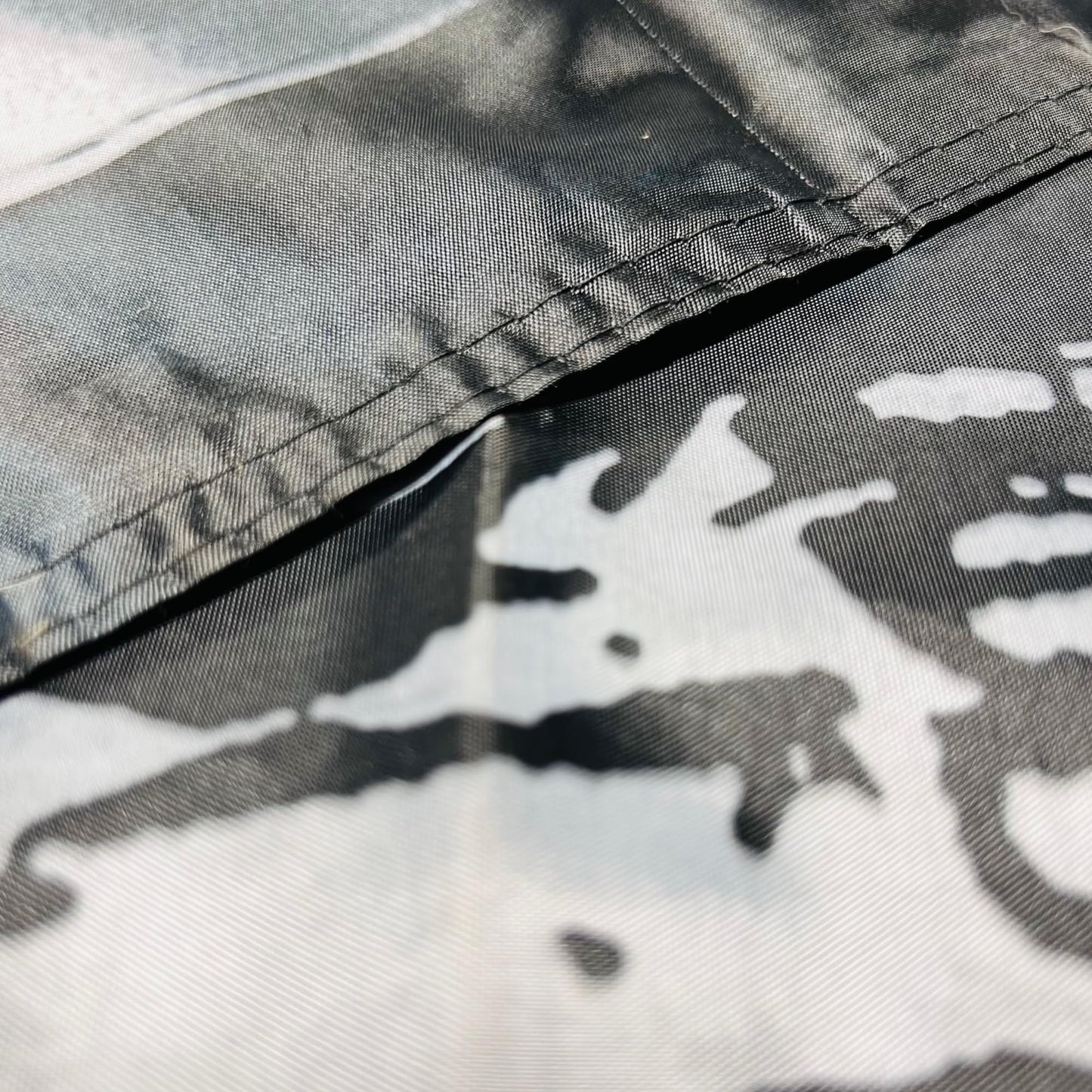 Double-Stitched Skull & Crossbones Black & White American 3X5 Flag