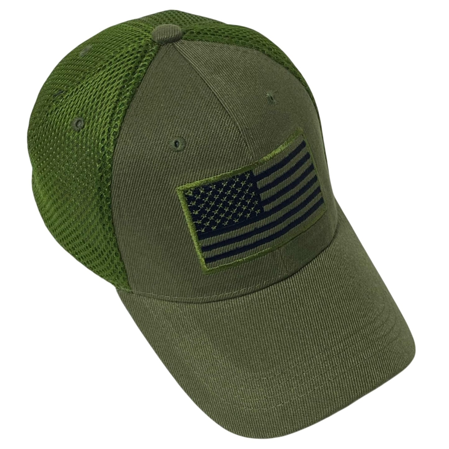 Roytrense Unisex Embroidered Flag Baseball Cap – Patriotic Mesh Dad Hat
